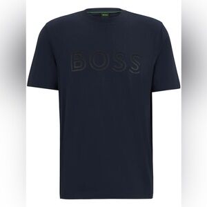 BOSS Logo Embossed T-Shirt Black XXL Regular Fit